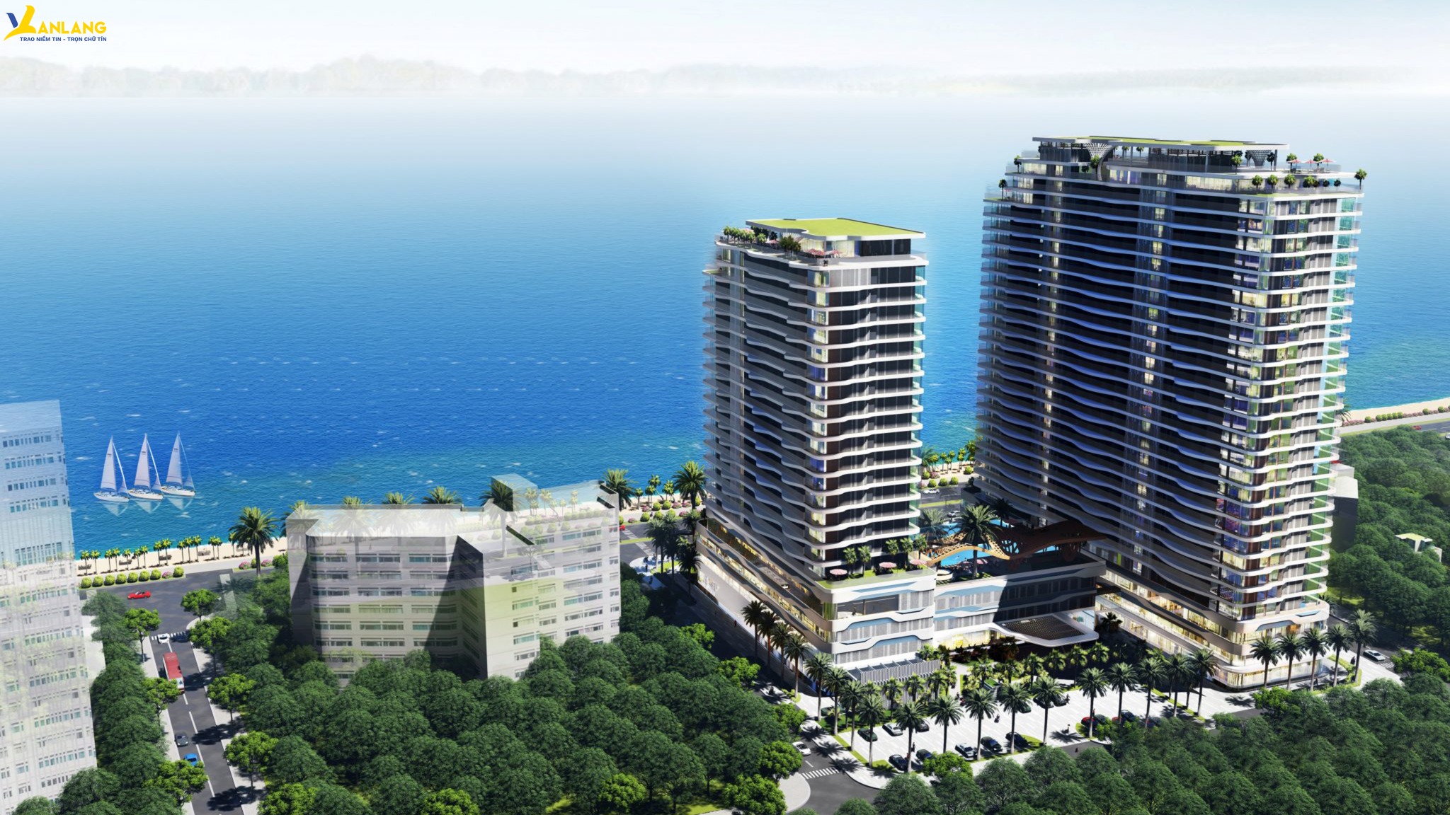 Dự án tọa lạc tại đường Thùy Vân - Cung đường ven biển đẹp nhất Thành phố Vũng Tàu.