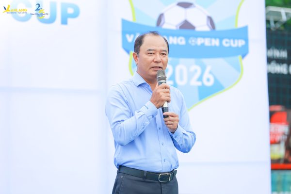 Tổng Giám đốc Đoàn Quang Cương chia sẻ tại giải đấu
