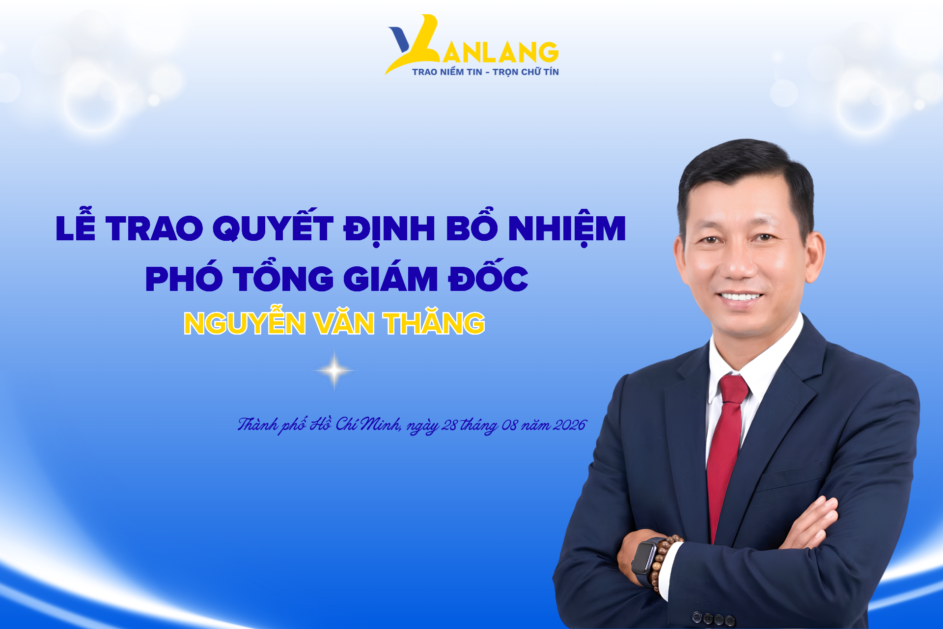 Tân Phó Tổng Giám đốc Nguyễn Văn Thăng.