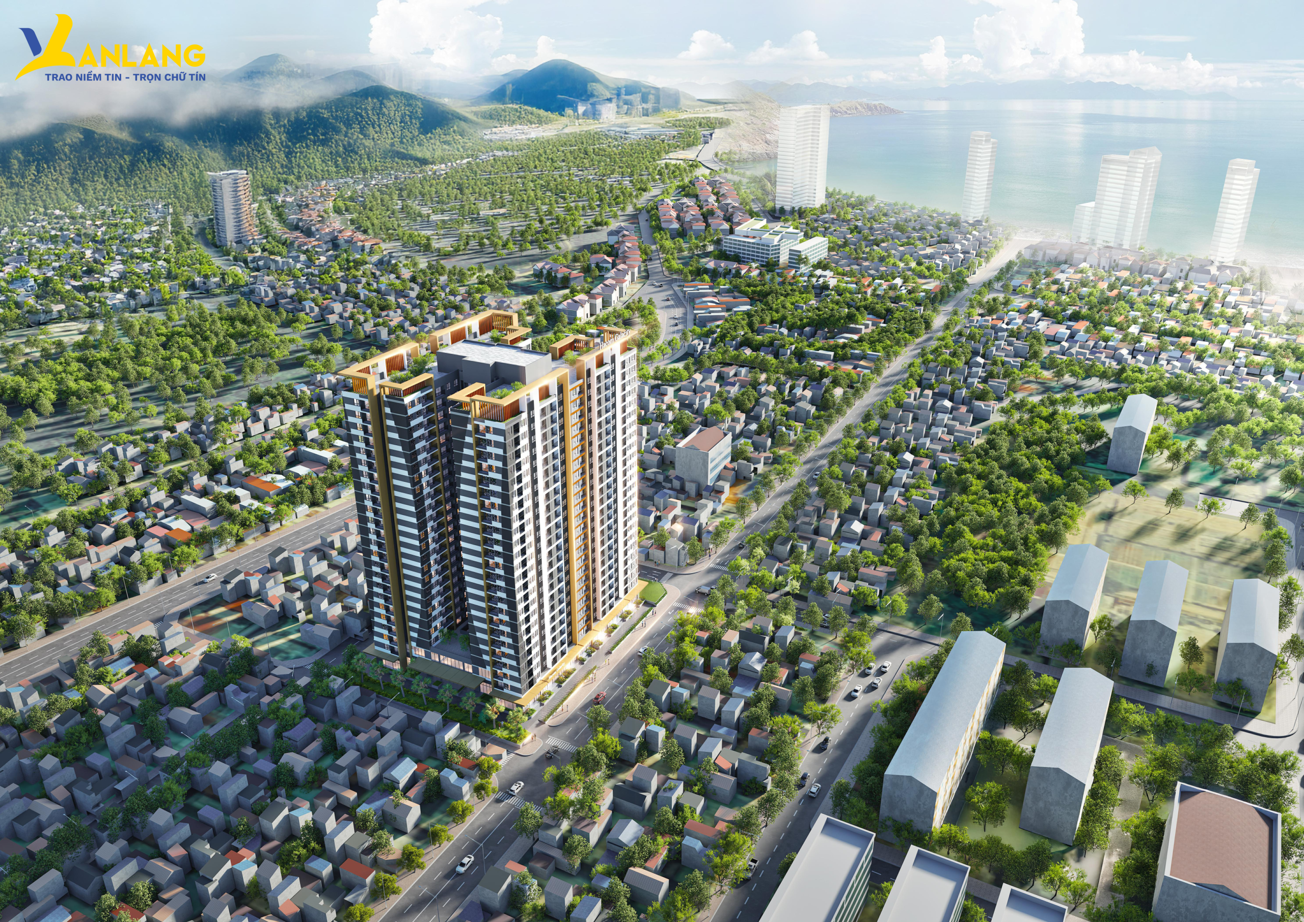 The project is developed on a site area of 5,167.70 m² and comprises one basement level and 23 above-ground floors.